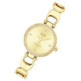 Coach Park Diamonds Silver Dial Gold Steel Strap Watch for Women - 14503171