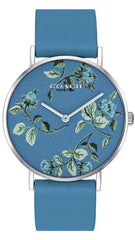 Coach Silver Watch with Blue Floral Strap Worn only a few times COACH Women main image 2