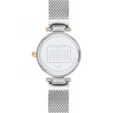 Coach Park Mother of Pearl Dial Silver Mesh Bracelet Watch for Women - 14503510