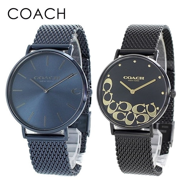 Coach Charles Blue Dial Blue Mesh Bracelet Watch for Men - 14602146