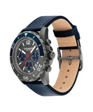 Coach Kent Grey Dial Blue Leather Strap Watch for Men - 14602558