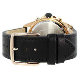 Coach Kent Rose Gold Dial Black Leather Strap Watch for Men - 14602559