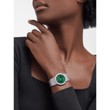 Bvlgari Bvlgari Bvlgari Lady Green Dial Silver Steel Strap Watch for Women - BVLGARI103693