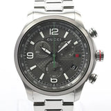 Gucci G Timeless Chronograph Grey Dial Silver Steel Strap Watch For Men -  YA126238