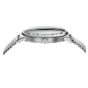 Emporio Armani Minimalist Quartz Blue Dial Silver Mesh Strap Watch For Men - AR11571