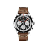 Breitling Avi Chronograph 42 Mosquito Black Dial Brown Leather Strap Watch for Men - Y233801A1B1X1