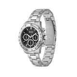 Hugo Boss Novia Black Dial Silver Steel Strap Watch for Women - 1502614