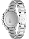 Hugo Boss Novia Chronograph Silver Dial Silver Steel Strap Watch for Women - 1502616