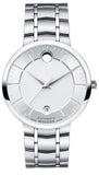 Movado 1881 Automatic Silver Dial Silver Steel Strap Watch for Men - 606915