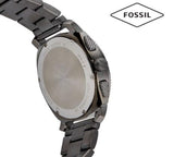 Fossil Machine Chronograph Grey Dial Grey Steel Strap Watch for Men - FS5172