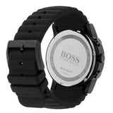 Hugo Boss Modern Black Dial Black Rubber Strap Watch for Men - 1512639