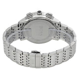 Hugo Boss Associate Black Dial Silver Steel Strap Watch for Men - 1513267