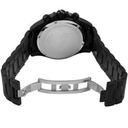 Hugo Boss Ikon Chronograph Black Dial Black Steel Strap Watch for Men - 1513278