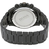 Hugo Boss Ikon Black Dial Black Steel Strap Watch for Men - 1513278