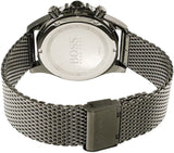 Hugo Boss Ikon Grey Dial Grey Mesh Bracelet Watch for Men - 1513443