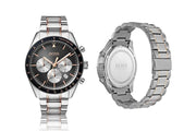 Hugo Boss Trophy Chronograph Grey Dial Two Tone Steel Strap Watch for Men - 1513634