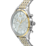 Hugo Boss Companion Silver Dial Two Tone Mesh Bracelet Watch for Men - 1513654