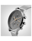 Hugo Boss Integrity Grey Dial Silver Mesh Bracelet Watch for Men - 1513807