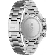 Hugo Boss Pilot Chronograph Blue Dial Silver Steel Strap Watch for Men - 1513850