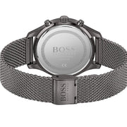 Hugo Boss Associate Chronograph Grey Dial Grey Mesh Bracelet Watch for Men - 1513870