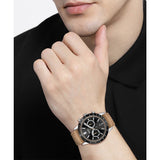 Hugo Boss Allure Black Dial Brown Leather Strap Watch for Men - 1513964