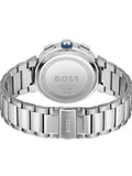 Hugo Boss Admiral Blue Dial Silver Steel Strap Watch for Men - 1513907