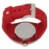 Gucci Sync Quartz Red Dial Red Rubber Strap Watch For Women - YA137303