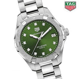 Tag Heuer Aquaracer Emerald Green Dial Watch for Women - WBD1316.BA0740