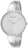 Calvin Klein Drift Silver Dial Silver Steel Strap Watch for Women - K6S2N116