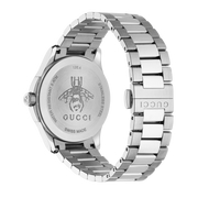 Gucci G Timeless Silver Dial Silver Steel Strap Watch For Women - YA1264095
