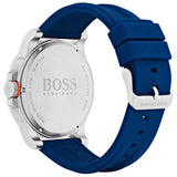 Hugo Boss Detroit Quartz Blue Dial Blue Silicone Strap Watch For Men - 1550008