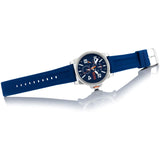 Hugo Boss Detroit Quartz Blue Dial Blue Silicone Strap Watch For Men - 1550008