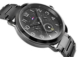 Tommy Hilfiger Briggs Black Dial Black Steel Strap Watch for Men  - 1791423