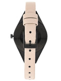 Calvin Klein Rebel Cream Black Dial Cream Leather Strap Watch for Women - K8P237X1