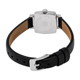 Tissot Lovely Square Quartz Diamonds Black Dial Jam Tangan Tali Kulit Hitam Untuk Wanita - T058.109.16.056.00