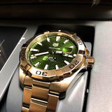 Tag Heuer Aquaracer Green Dial Watch for Men - WAY2015.BA0927