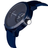 Tommy Hilfiger Denim Blue Dial Blue Rubber Strap Watch for Men - 1791556