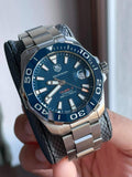 Tag Heuer Aquaracer Blue Dial Watch for Men - WAY211C.BA0928