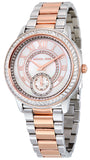 Michael Kors Madelyn Silver Dial Two Tone Steel Strap Watch for Women - MK6288