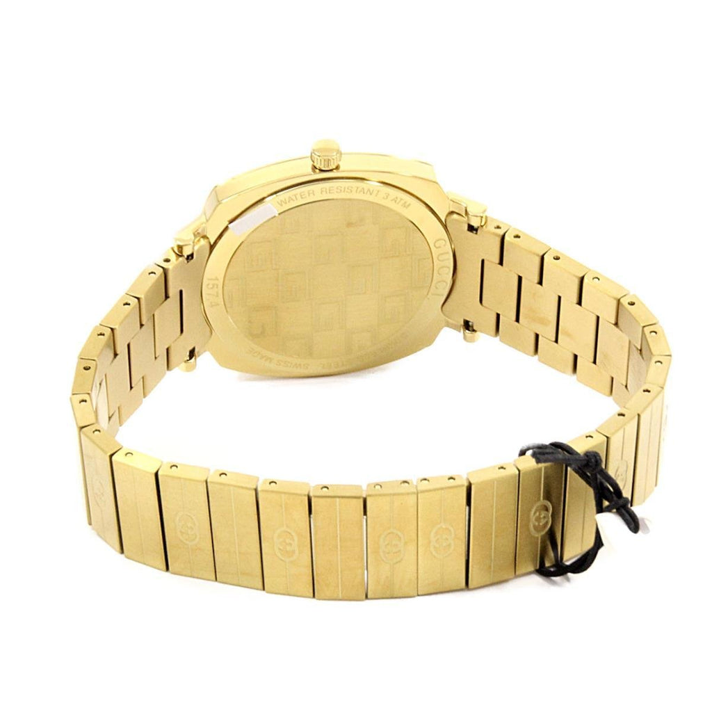 GUCCI グッチ　ゴールドラメ　トップス　ノースリーブ GUCCI】グッチ『ゴールド グリップ 35』YA157403 ボーイズ クォーツ 1