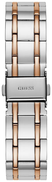 Guess Montauk Silver Dial Two Tone Steel Strap Watch For Women - W0933L6