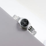 Jam Tangan Tissot Le Locle Automatic Lady Black Dial Silver Steel Strap Untuk Wanita - T41.1.183.56