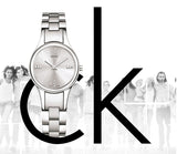 Calvin Klein Simplicity Silver Dial Silver Steel Strap Watch for Women - K4323120