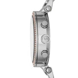 Michael Kors Parker White Dial Two Tone Steel Strap Watch for Women - MK5820