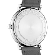 IWC Portofino Automatic White Dial Black Leather Strap Watch for Men - IW356501