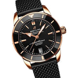 Breitling Superocean Heritage B20 Black Dial Black Mesh Bracelet Watch for Men - RB2010121B1S1