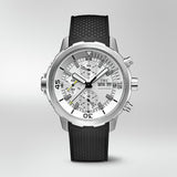 IWC Aquatimer Chronograph White Dial Black Rubber Strap Watch for Men - IW376801