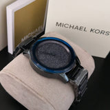 Michael Kors Kinley Blue Dial Blue Steel Strap Watch for Women - MK6246