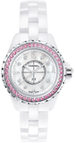 Chanel J12 Quartz Diamonds Mother of Pearl White Dial White Steel Strap Watch for Women - J12 H3243
