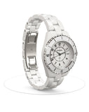 Chanel J12 Quartz White Dial White Steel Strap Watch for Women - J12 H5698